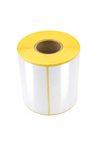 50x100mm Kuşe Etiket 1 Rulo 500 Sarım Ribonsuz Kargo, Lojistik, Depo Yapışkanlı