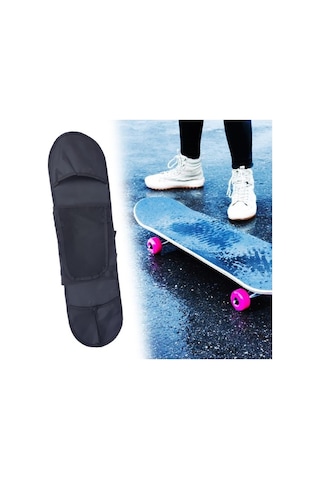 Pazly Suya Dayanıklı Siyah Omuz Kaykay Homyl Evrensel Cepli Çanta Wd Siyah Çok Renkli