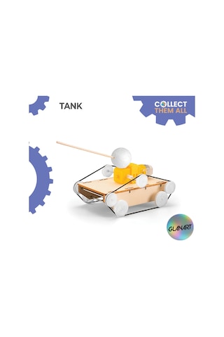 Robotik Kendin Yap Motorlu Tank Yapım Seti Çocuklar İçin