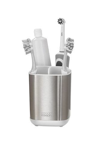 Joseph Joseph Easystore Diş Fırçalık, Paslanmaz Çelik Çok Renkli