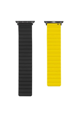 Watch 7 41mm Uyumlu Krd-52 Mkst Kordon-siyah-sarı