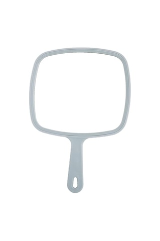 Asma Delikli Açık Mavi Büyük El Aynası Makyaj Aynası Diğer