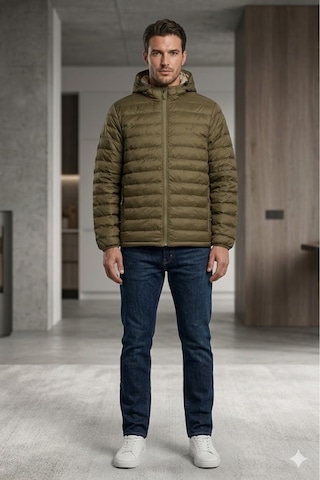 Levi's Erkek Mont Şişme Regular Fit Haki Açık Haki