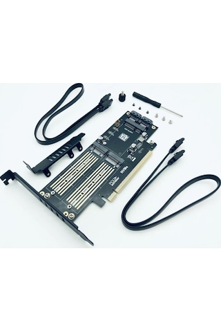 Bircan06 M.2 Nvme Ssd Ngff Pcıe 3.0X16 Adaptör Msata