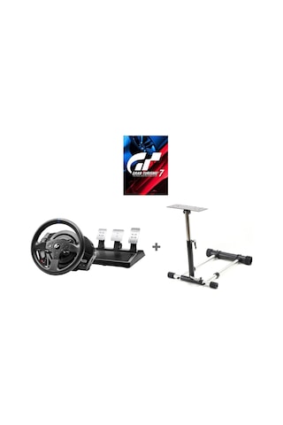 Thrustmaster T300 Rs Direksiyon Seti + Direksiyon Standı Set + Gran Turismo 7 Ps4 Oyunu