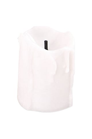 Geeksen Yk5015 Led Mum Işığı - Ateşsiz, Ev/parti/doğum Günü Atmosferi, Tek Tuş Kontrol, Beyaz, Tekli Paket