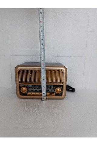 Nostaljik Radyo Klasik Radyo Bluetooth Hoparlör Usb-tf Çalar Ses Bombası Şarjlı Radyo - Kahverengi-