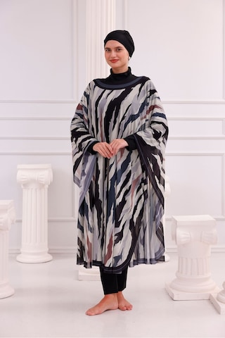 Tarzını Seç Kimono Pareo - Tesettür Pareo - Bodrum Model 240x135 Cm Çok Renkli