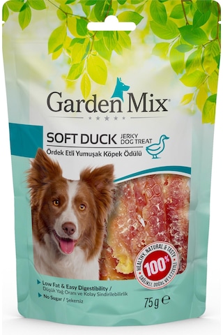 Garden Mix Ördek Etli Yumuşak Köpek Ödülü 75 Gr 75 Gr Garden Mix Ördek Etli Yumuşak Köpek Ödülü 75 Gr 75 Gr