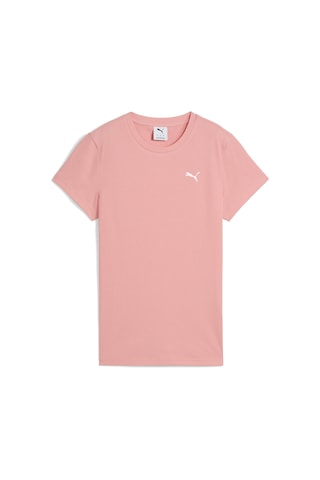 Puma 68502118 Ess Elevated Tee Kadın Spor Tişört Pembe