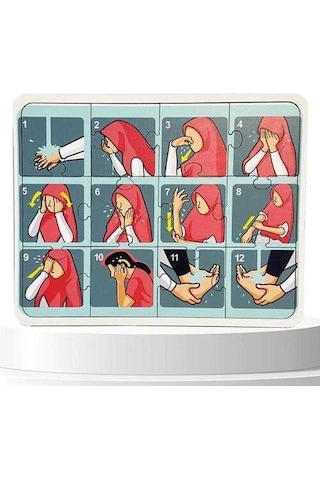 20x16 İslamı Öğreniyorum Ahşap Puzzle 0169