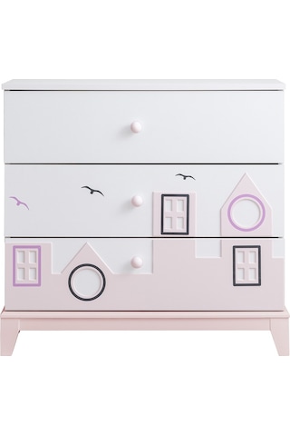 Şifonyer, City Montessori Çocuk Odası, City Şifonyer - Pembe (539773190)