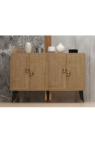 Mire Konsol Tv Sehpası Tv Ünitesi Modern Tasarım-meşe