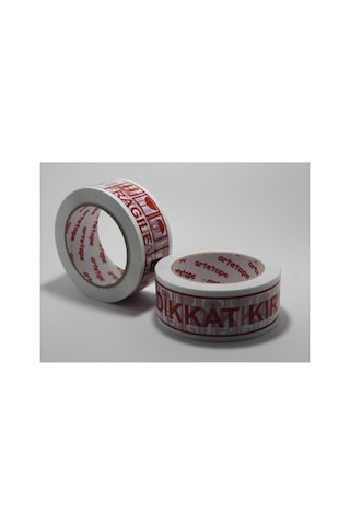 Artetape 45 Mm X 100 M Baskılı Koli Bandı-dikkat Kırılır Fragile 1
