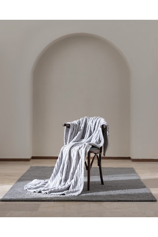 Corbeau Welsoft Düz Tv Battaniye - Gri 8684427293102 Gri