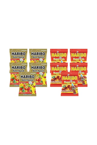 Haribo Altın Ayıcık ve Happy Cola 10 x 80 G