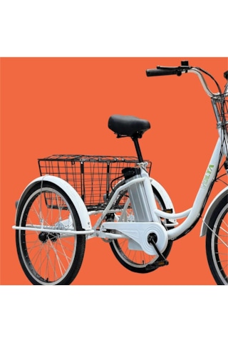 Volta Vb5 Elektrikli 3 Tekerlekli Bisiklet Beyaz