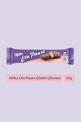 Milka Lila Pause Bar Çikolata 34 G 12 Adet