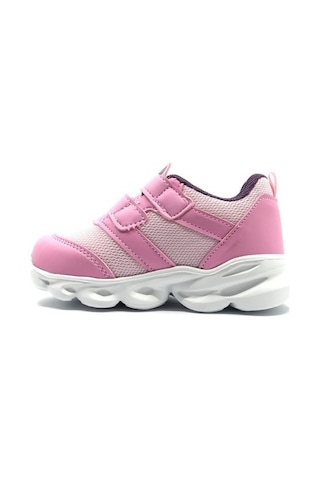 Cool Caty Pembe Cırtlı Işıklı Anatomik Bebek Spor Ayakkabı Pembe
