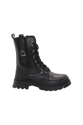 Mergenshoes 3084 Siyah Fermuarlı Bağcıklı Kadın Bot Mergenshoes 3084 Siyah Fermuarlı Bağcıklı Kadın Bot
