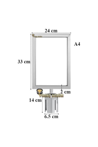 Şerit Bariyer Bilgilendirme Panosu Paslanmaz