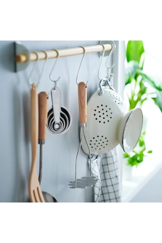 Ikea Vardagen Patates Ezici 30 Cm Krom Açık Bej