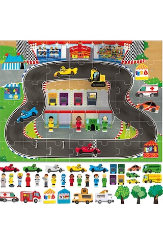 Headu Giant Playset Puzzle The Gran Prix