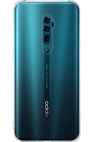 Oppo Reno 10x Zoom Kapak 1mm Süper Silikon Şeffaf Kılıf