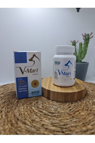 Animari V Mari 70 Tablet Kedi Köpek Vitamin Mineral Ve Protein