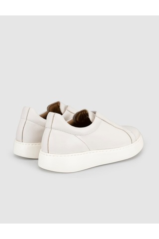 Lastik Detaylı Günlük Sneaker Ayakkabı Beyaz