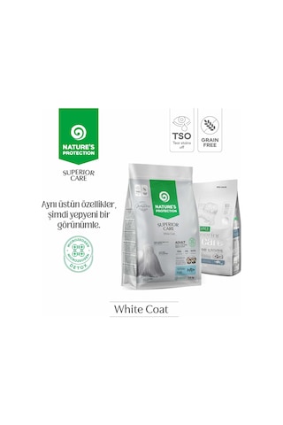 Nature's Protection Tahılsız %78 Hayvansal Proteinli Balıklı Beyaz Yetişkin Köpek Maması 1500 G