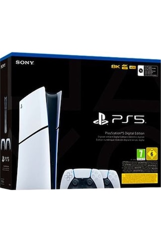 Sony Playstatıon 5 Slım Dıgıtal Çift Kollu 1 TB Oyun Konsolu
