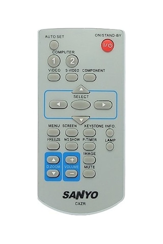 Sanyo Projektör Projeksiyon Uzaktan Kumandası Plc-Xu355A Plc-Xu30