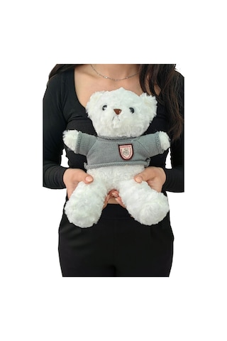 Chavin 30 Cm Beyaz Hediye Peluş Oyuncak Ayıcık Ayi-05 Beyaz