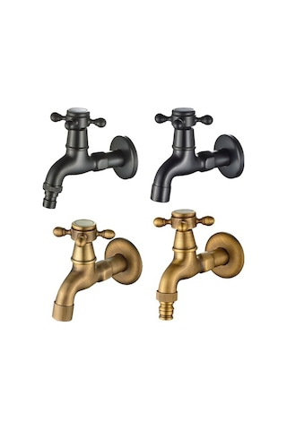 Novahub Suntek Antik Bahçe Çamaşır Makinesi: Su Dokunu Pirinç A Modeli Pirinç A