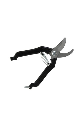 Göcen Narenciye Üzüm Bağ Budama Makası Eğri Uçlu 18 Cm Siyah
