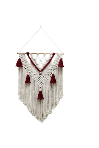 Homyl Makrome Duvar Asılı Goblen Püskül Ev Yatak Odası Dekor