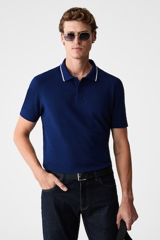 Grimelange Rhodes Erkek Lacivert Polo Yaka T-shirt Lacivert