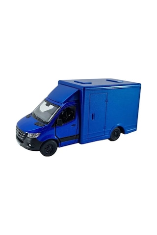 Craftivio 1:48 Ölçek Mercedes-benz Sprinter Çek Bırak Metal Kargo Kamyoneti Oyuncak Araba 14 Cm