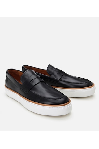 Hotiç Erkek Deri Siyah Ultra Hafif Tabanlı Şık Günlük Loafer 02ayh303110a100 Siyah