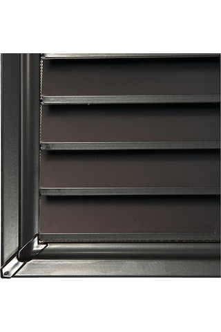 Aspiratörlü - Fanlı Alüminyum Yapıştırma Menfez Antrasit