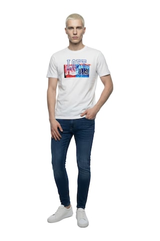LOFT Regular Fit Erkek Tshirt K.kol Lf2041277 Q1.v1 Beyaz