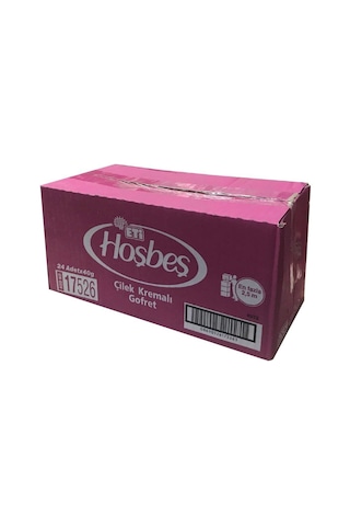 Eti Hoşbeş Çilekli Gofret 24 x 40 G