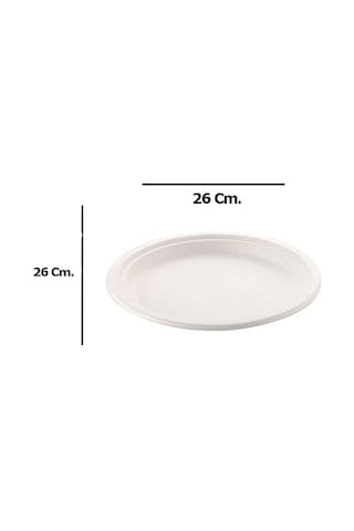 Roll-up Nature Ekolojik Karton Kağıt Tek Kullanımlık Tabak - 26 Cm. - 50 Adetlik 3 Paket