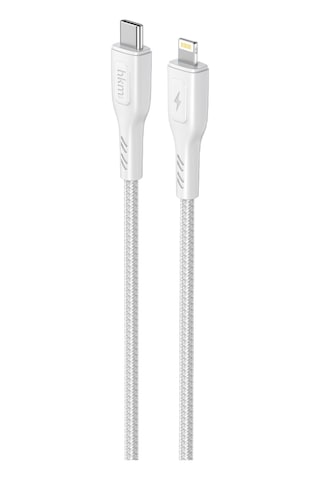Knit 30W Hızlı Şarj Destekli Type-C To Lightning Şarj Ve Data Aktarım Kablosu 1 Metre Beyaz