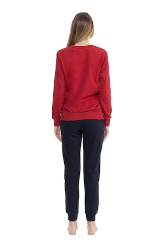 U.s. Polo Assn. 17075 Kadın Bordo Ev Giyim Pijama Takım 001