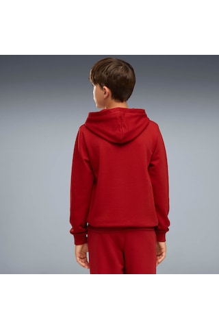 Puma Galatasaray Ftblculture Genç Kapüşonlu Sweatshırt 787646 01 Kırmızı