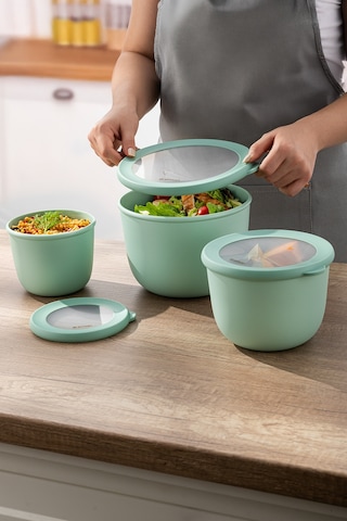 Emsan Lora 3'lü Saklama Kabı Haki Haki