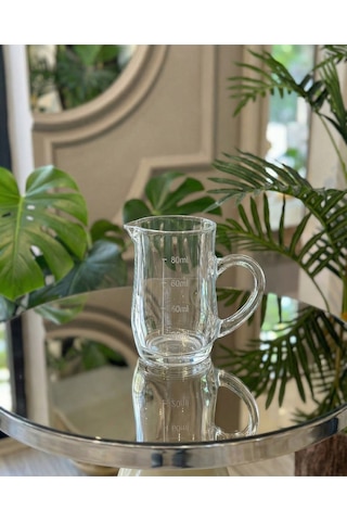 Elta Collection Delisoga Çok Amaçlı Cam Ölçü Kabı - Sosluk, Sütlük Ve Ölçü Kabı Şeffaf