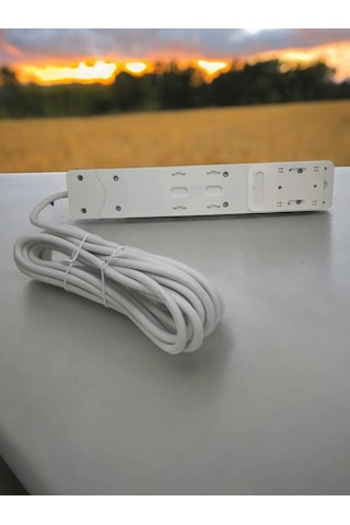 Asyagrup Seldur Üçlü Çocuk Korumalı Grup Priz 3 Metre Kablolu